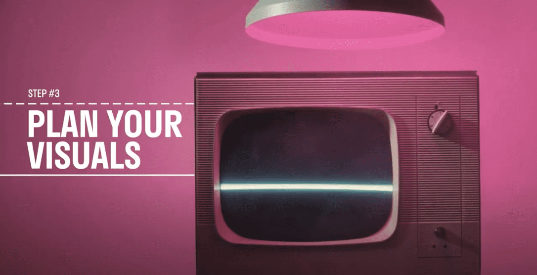 Step 3: Plan out the visuals you'll used in your video concept
