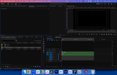 How to add cinematic black bars in Premiere Pro - Storyblocks