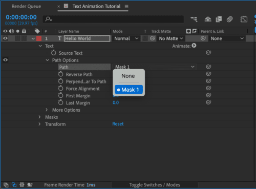 After Effects Text Animation Tutorial