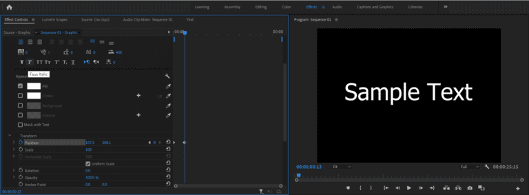 Prem Text Premiere Pro Tutorial: How to Add and Create Text Effects