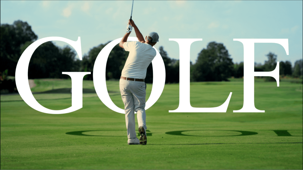 Example of a rotoscope with the subject masked out and text inserted into the background.