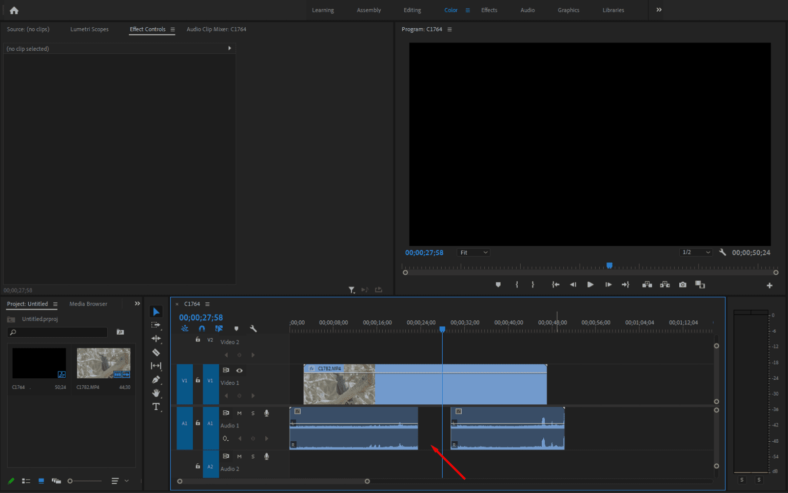 Relink Audio How to split audio in Premiere Pro - Storyblocks