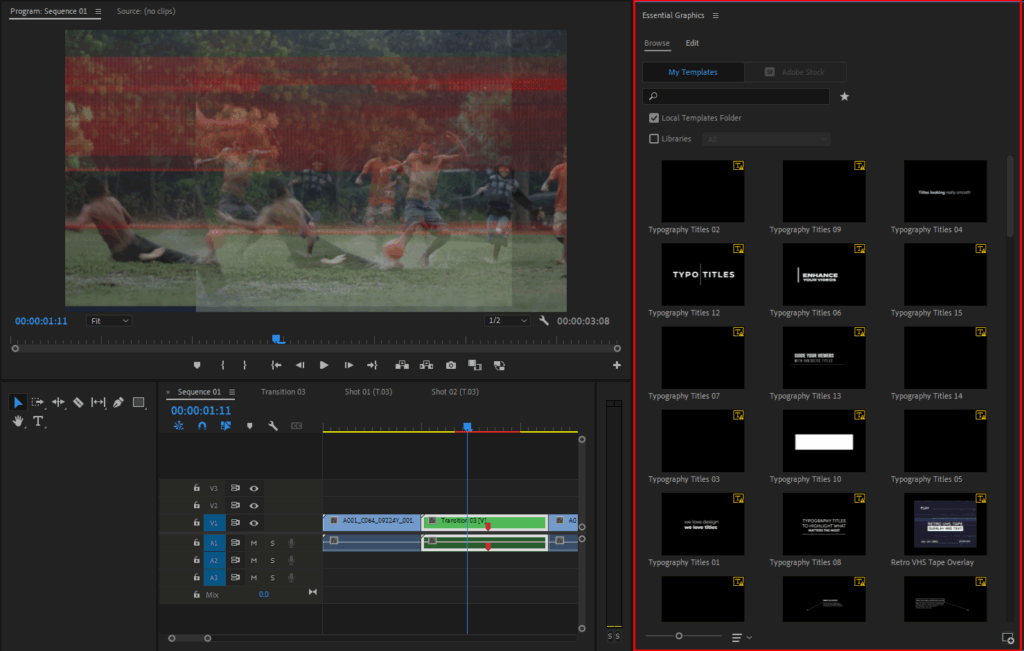How to use and customize templates in Premiere Pro - Storyblocks